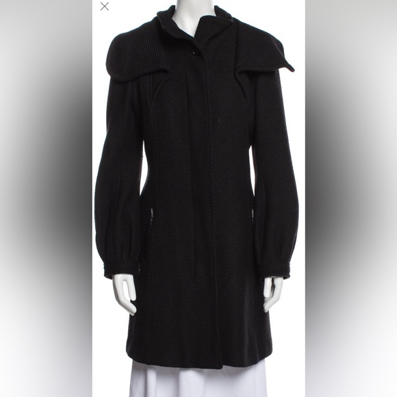 Mackage Black Textured Wool Coat Size L - Picture 1 of 15